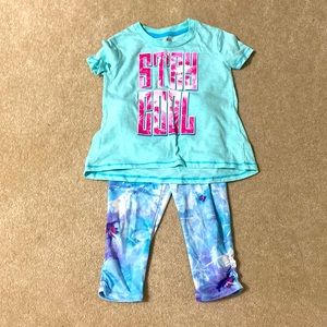 Layer 8 size 4T short sleeve shirt and capris